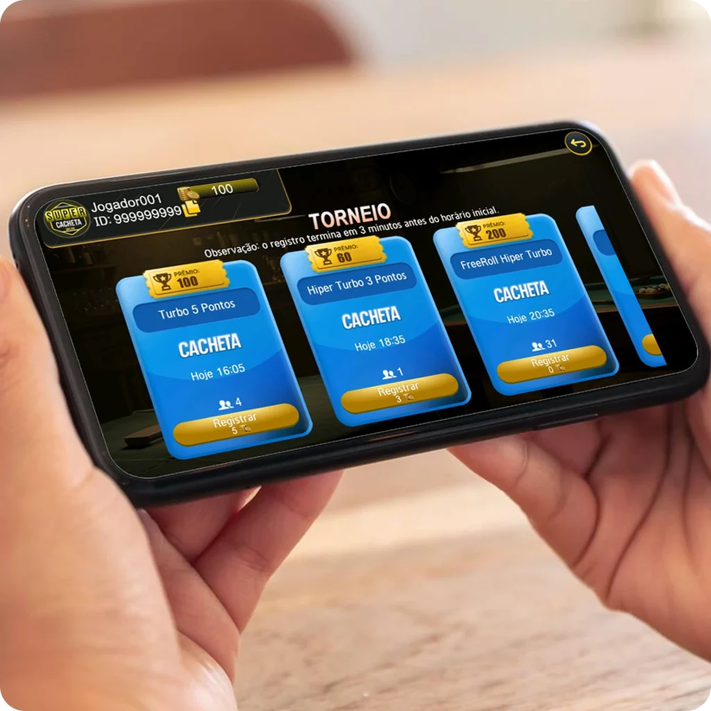 Super Cacheta Online - Tem Torneio Grátis todo dia